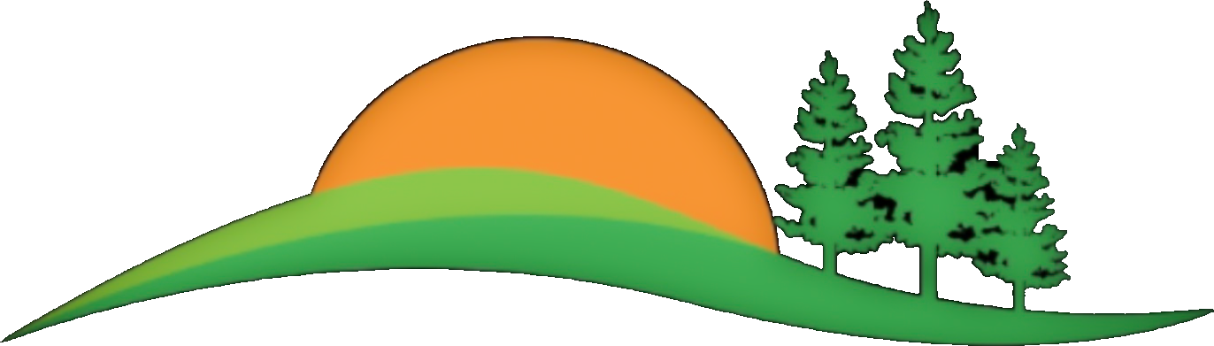 Landscape Clipart Yard Work - Illustration - Png Download (1372x391), Png Download