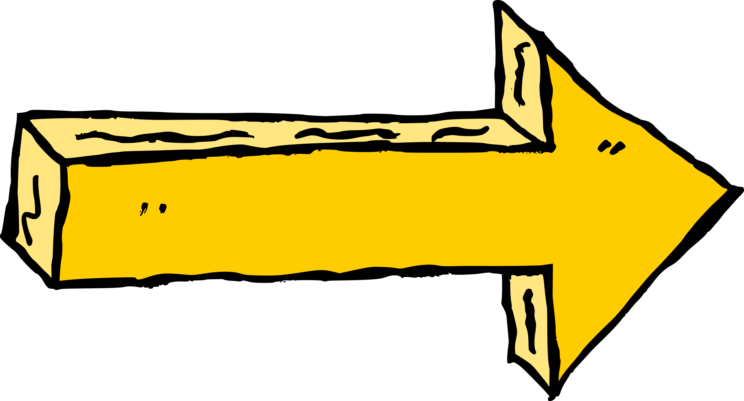 Comic Arrow Png Clipart Full Size Clipart (5736036) PinClipart