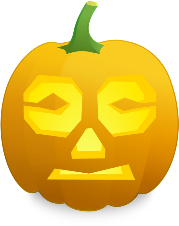 Excited Jack O Lantern Clipart (750x750), Png Download