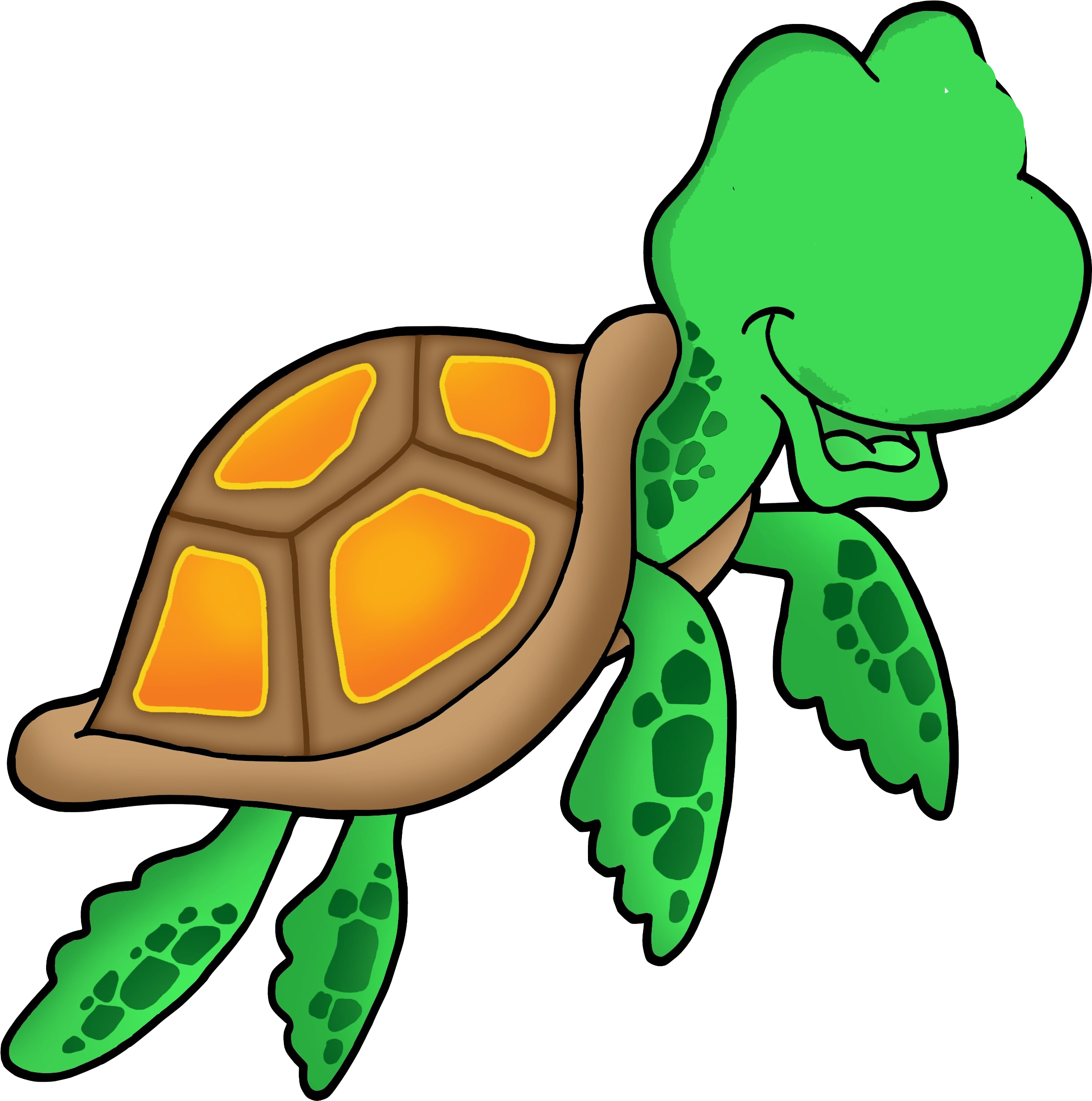 Sea Turtle Clip Art - Png Download (2589x2494), Png Download