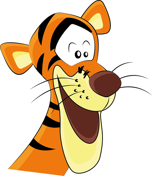 Cute Tiger Clipart 11, Buy Clip Art - Tigger Jokes - Png Download (622x720), Png Download