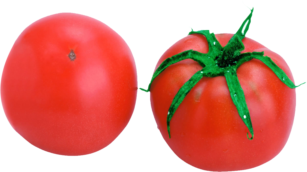 Tomato Vegetable Eating Food Melon - Tomato Clipart (1278x1282), Png Download