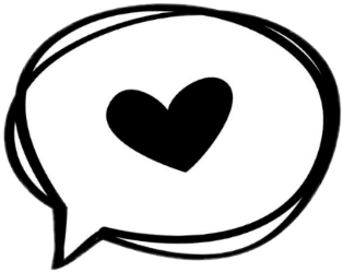 #heart #blackandwhite #newsticker #tumblr #thoughtbubble - Heart Clipart (679x545), Png Download