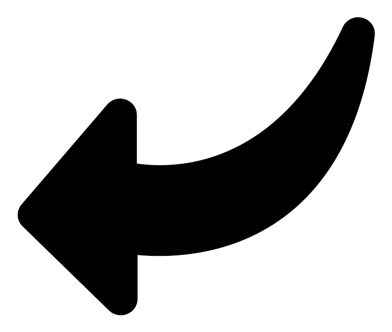 Mono Folder Inbox - Arrow Pointing Left Png Clipart (800x800), Png Download