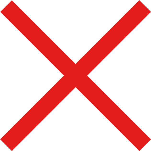 Kingdom Of Kongo Symbol Red X Clip Art - Cross Wrong Black - Png Download (1200x630), Png Download