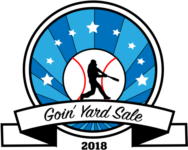 Goin’ Yard Sale Logo Ebay Shop Selling Vintage Baseball - Circle Clipart (1000x1000), Png Download