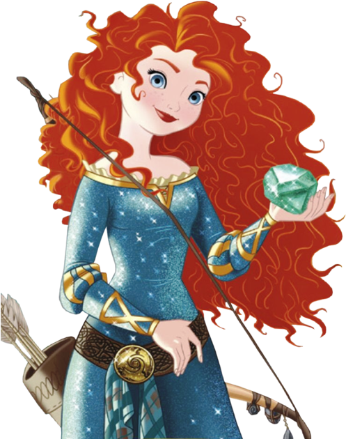 Disney Princess Merida 2d Clipart (501x640), Png Download