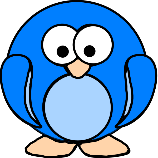 Blue Penguin Png Clip Art - Blue Penguin Clipart Transparent Png (600x600), Png Download