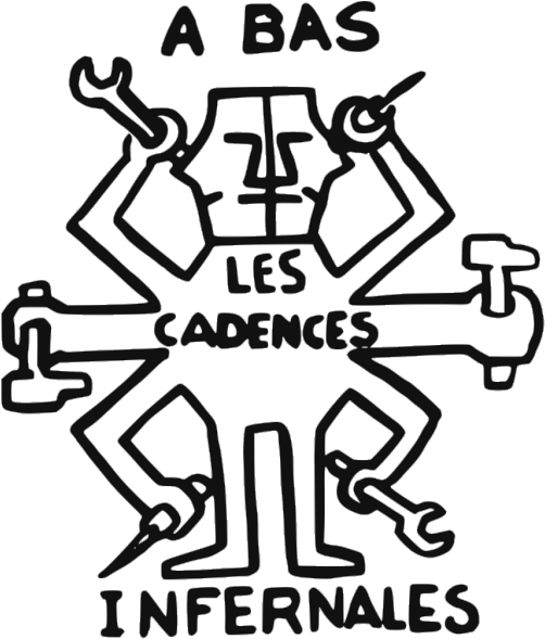 Multi-task Png Icons - Affiche A Bas Les Cadences Infernales Clipart (600x600), Png Download