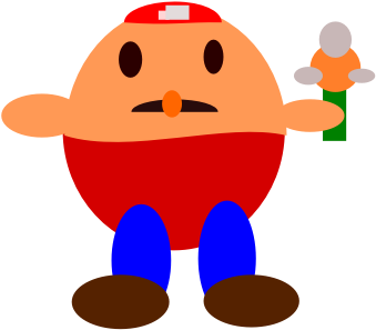 Mario - Cartoon Egg Man Clipart (600x600), Png Download