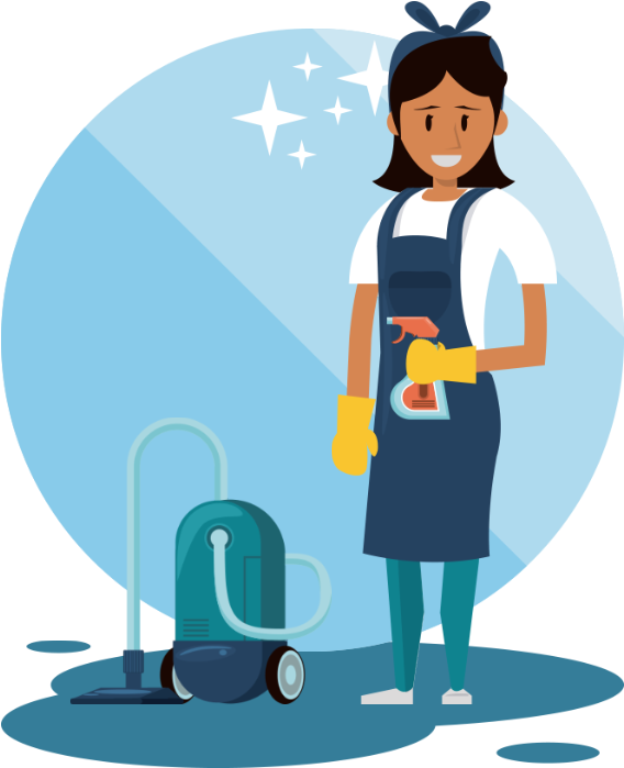 Housekeeping Service Clipart (662x894), Png Download