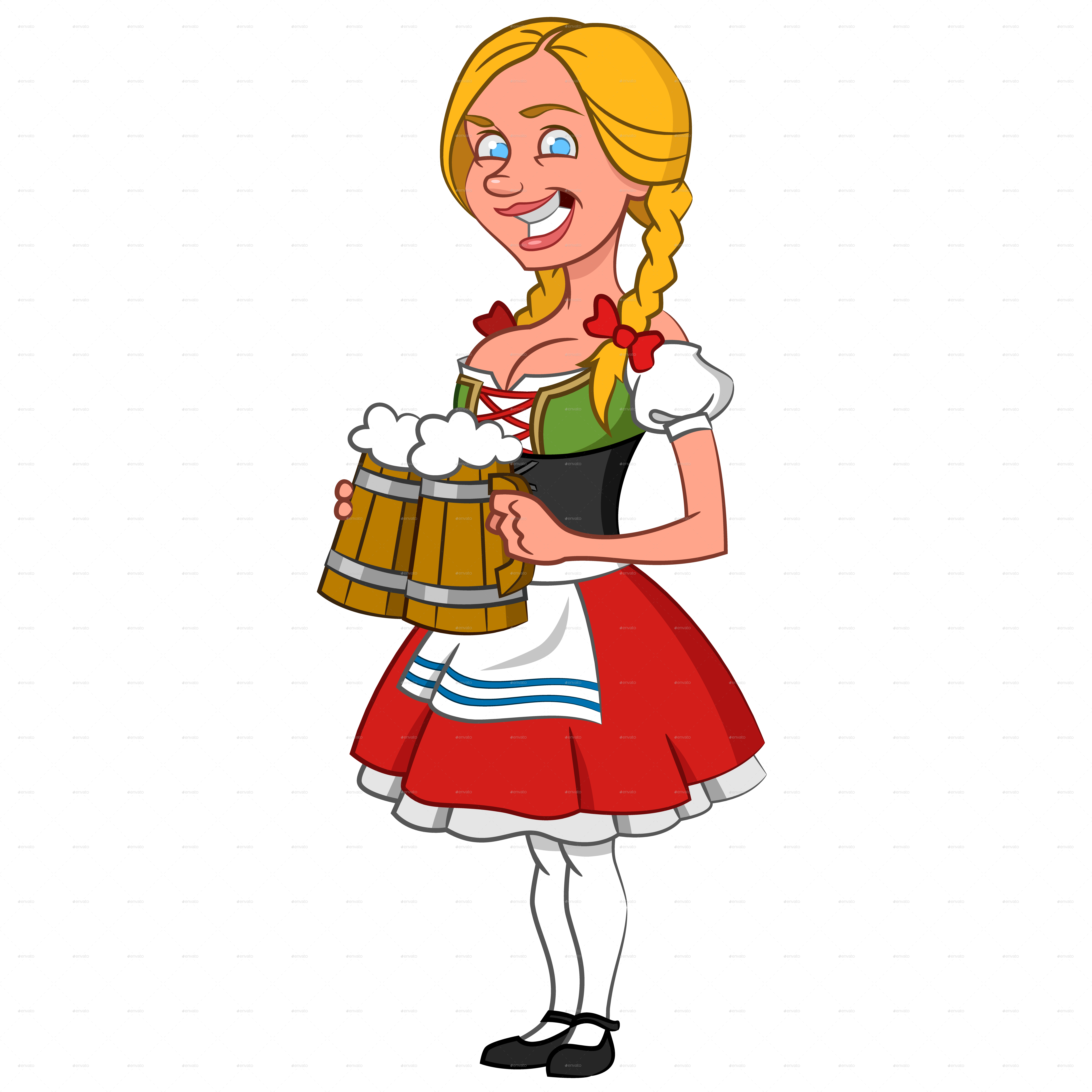 Oktoberfest Cartoon Png Clipart (6000x6000), Png Download