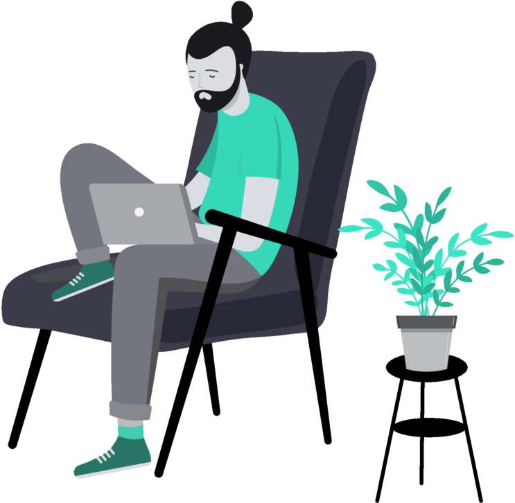 Telecommuting Clipart (1024x926), Png Download