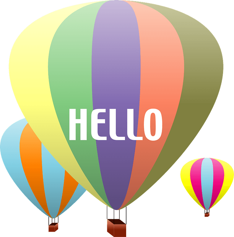 Hot Air Balloon Clipart - Hot Air Balloon - Png Download (792x800), Png Download