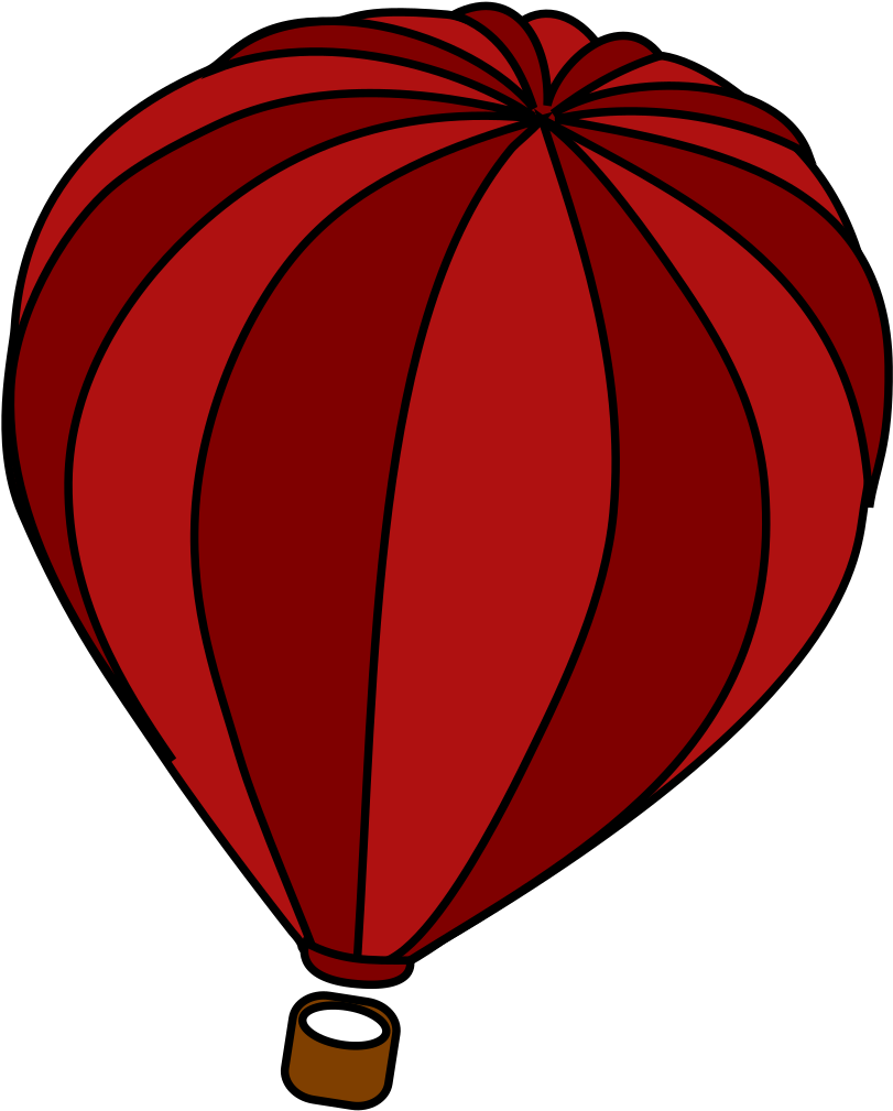 Hot Air Balloon Clipart (1600x1600), Png Download