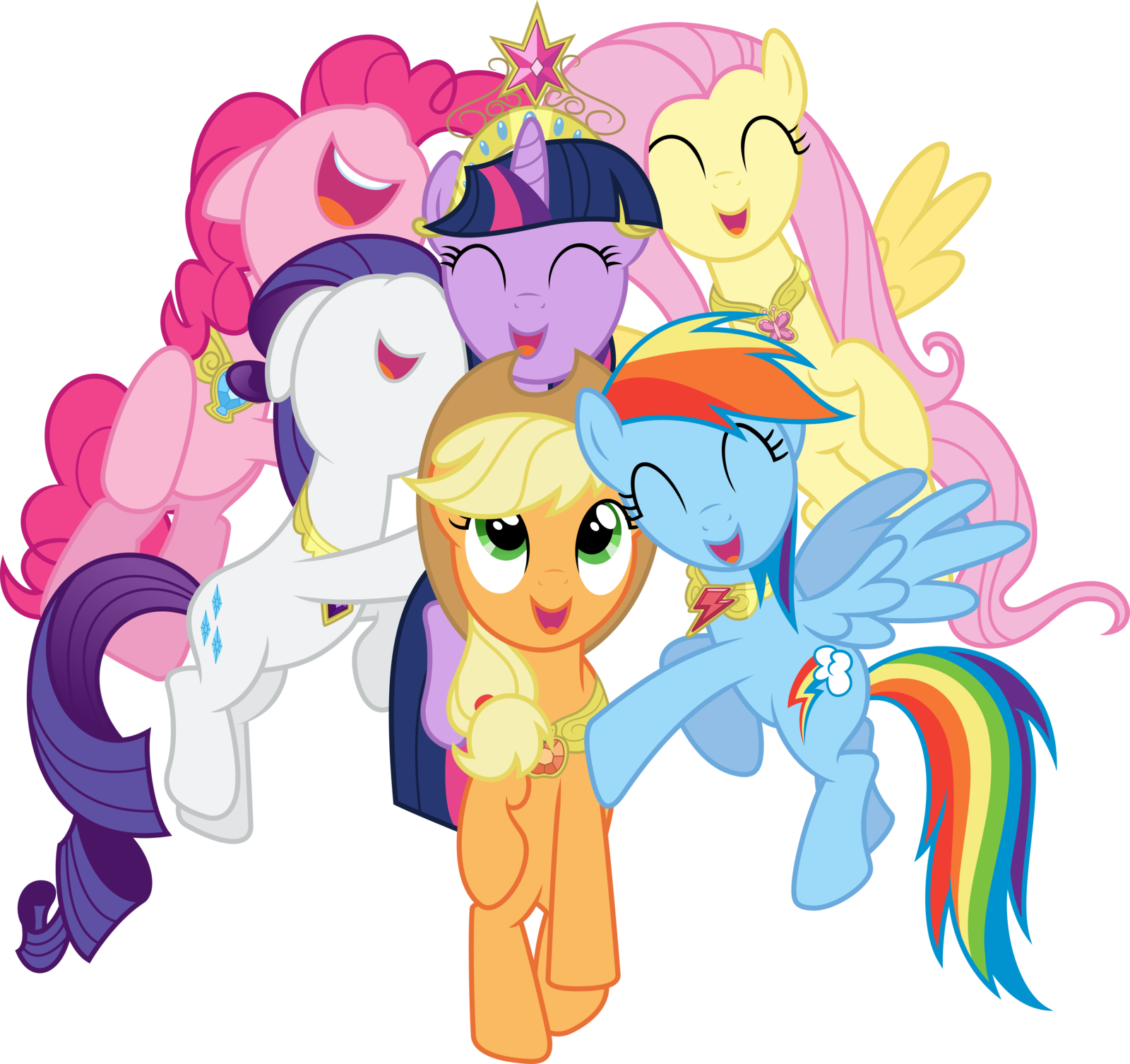 Transparent Mlp Png - Friendship My Little Pony Quote Clipart (1600x1506), Png Download