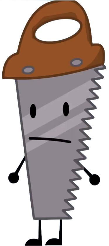 Battle For Dream Island Wiki - Battle For Dream Island Saw Clipart (373x845), Png Download