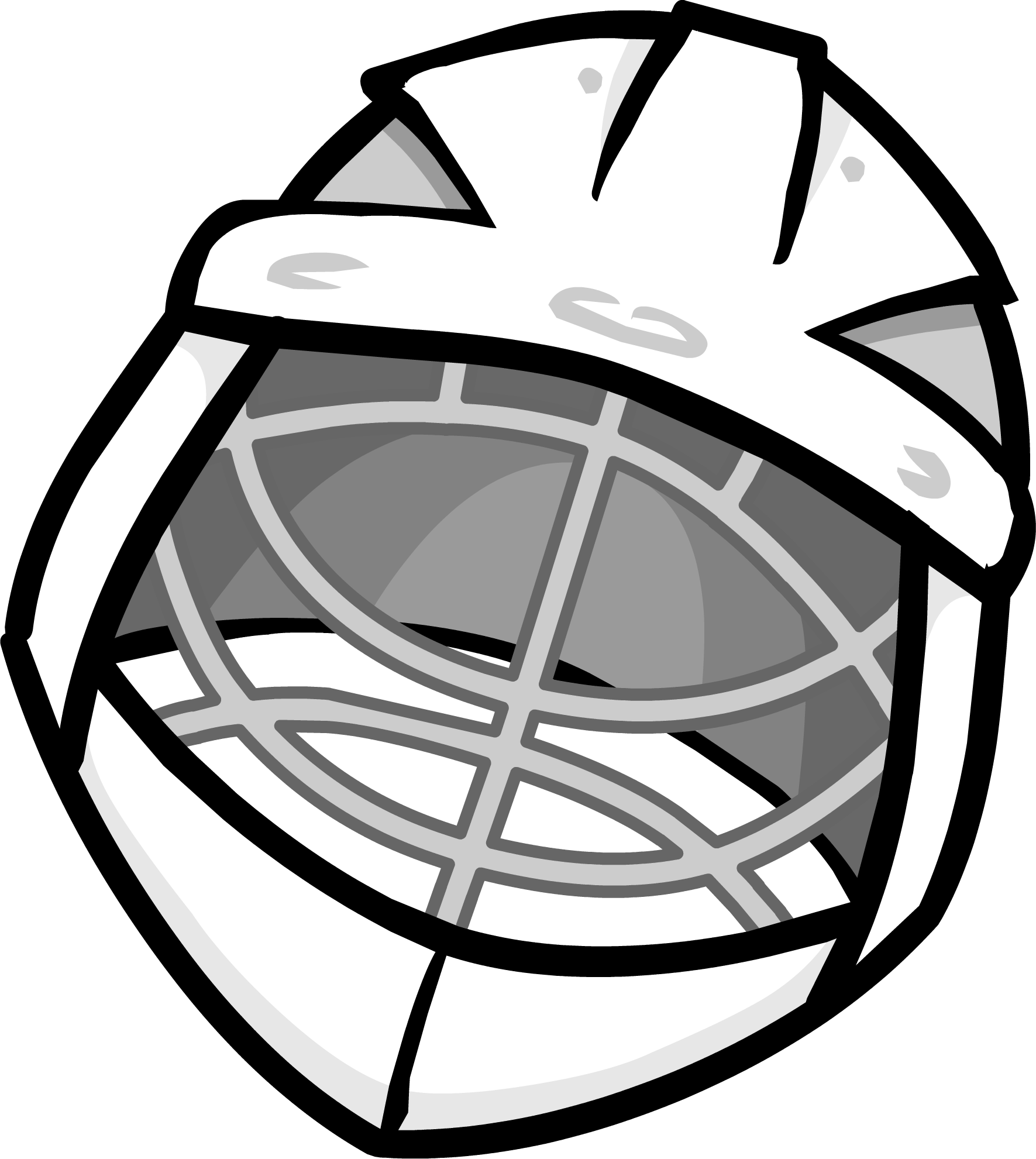 Download Transparent Helmet Clipart Goaltender Png Download