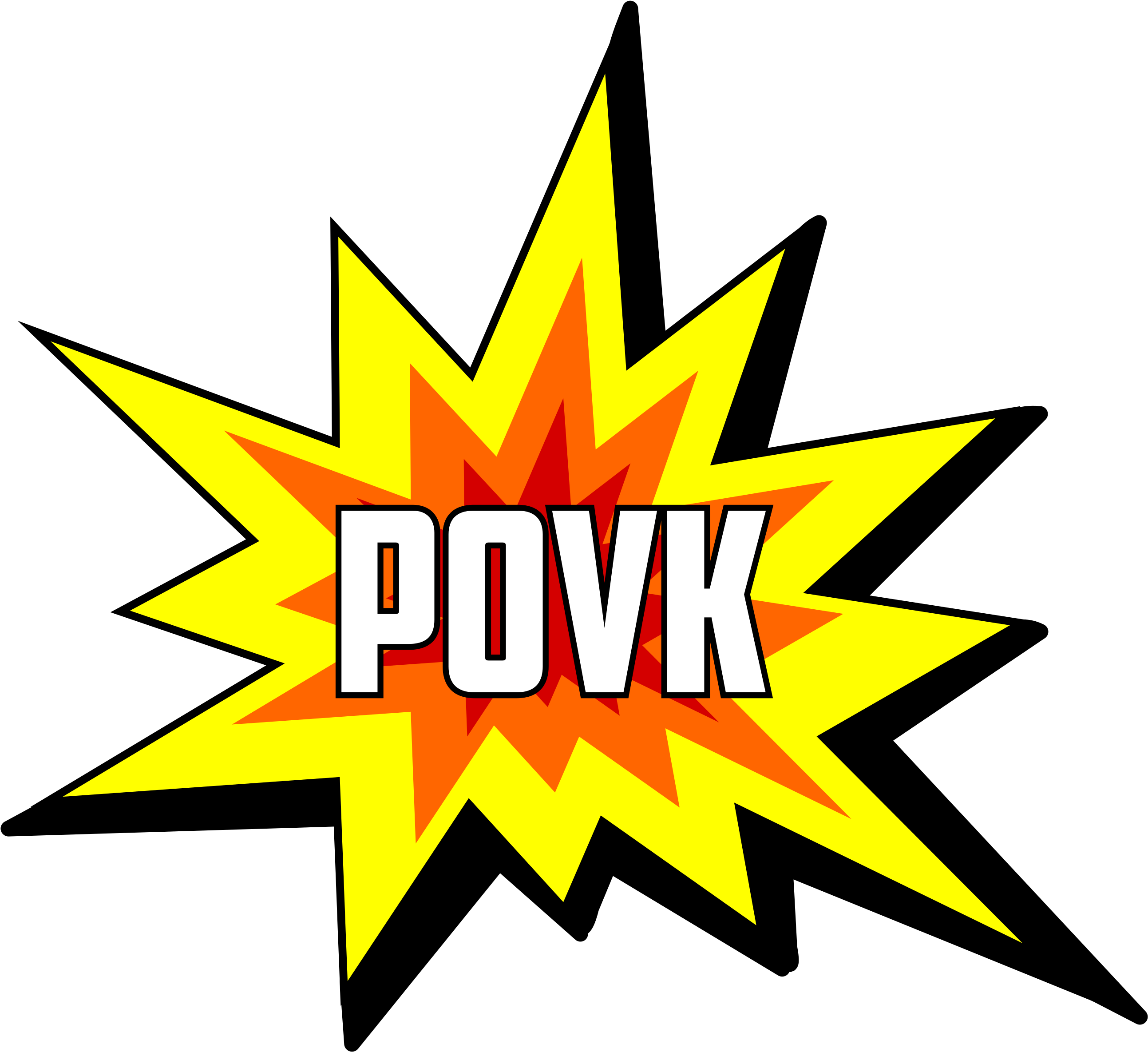 Povk - Comic Book Graphic Png Clipart (2589x2589), Png Download