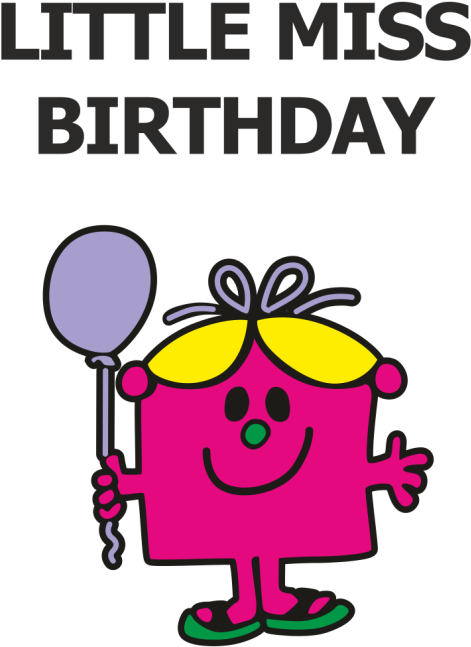 Little Miss Birthday Clipart (716x716), Png Download