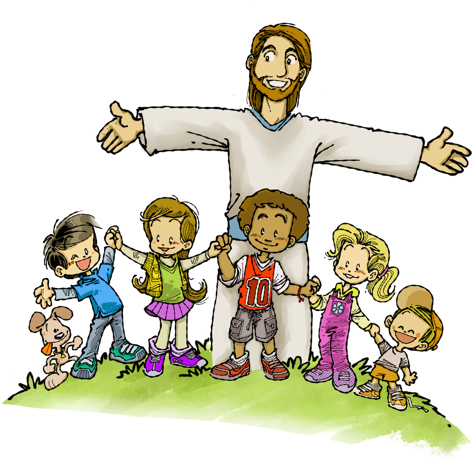 Gafetes Para Niños De Catecismo Clipart (1600x1526), Png Download