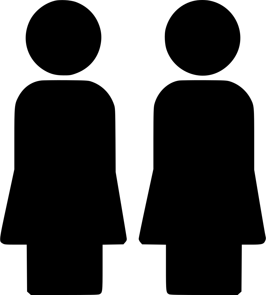 Lesbians Svg Png Icon Free Download - Icon Clipart (884x980), Png Download