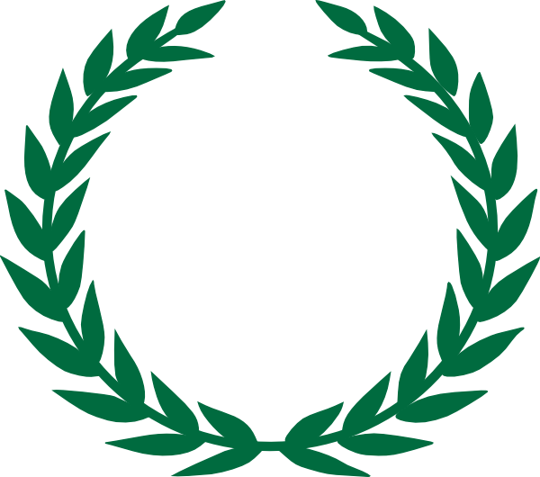 Vector Curve Leaf Laurel Wreath Clipart Full Size Clipart 5742201 Pinclipart