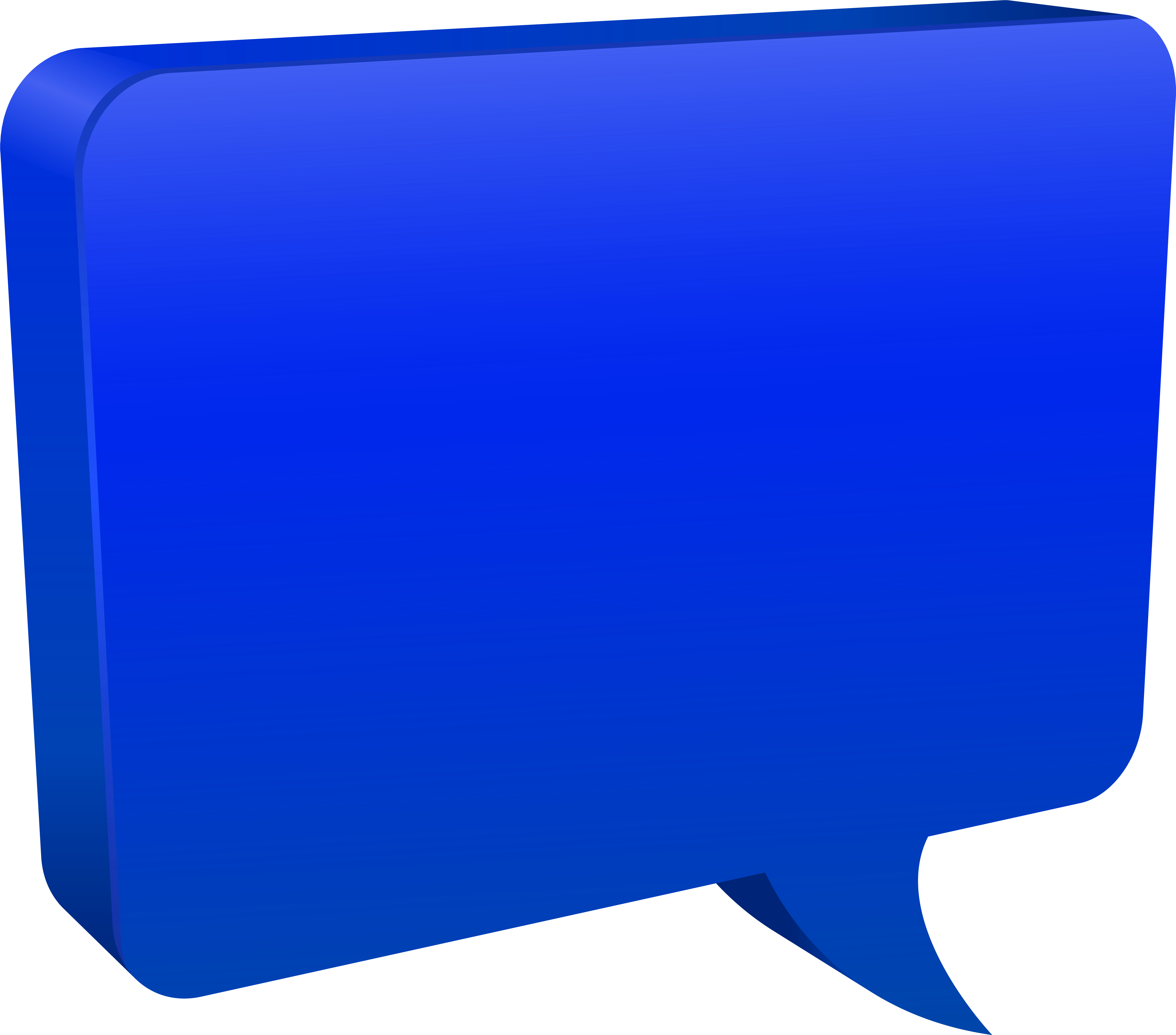 Blue Speech Bubble Clipart Clip Art Freeuse Speech - Png Download (8000x7044), Png Download