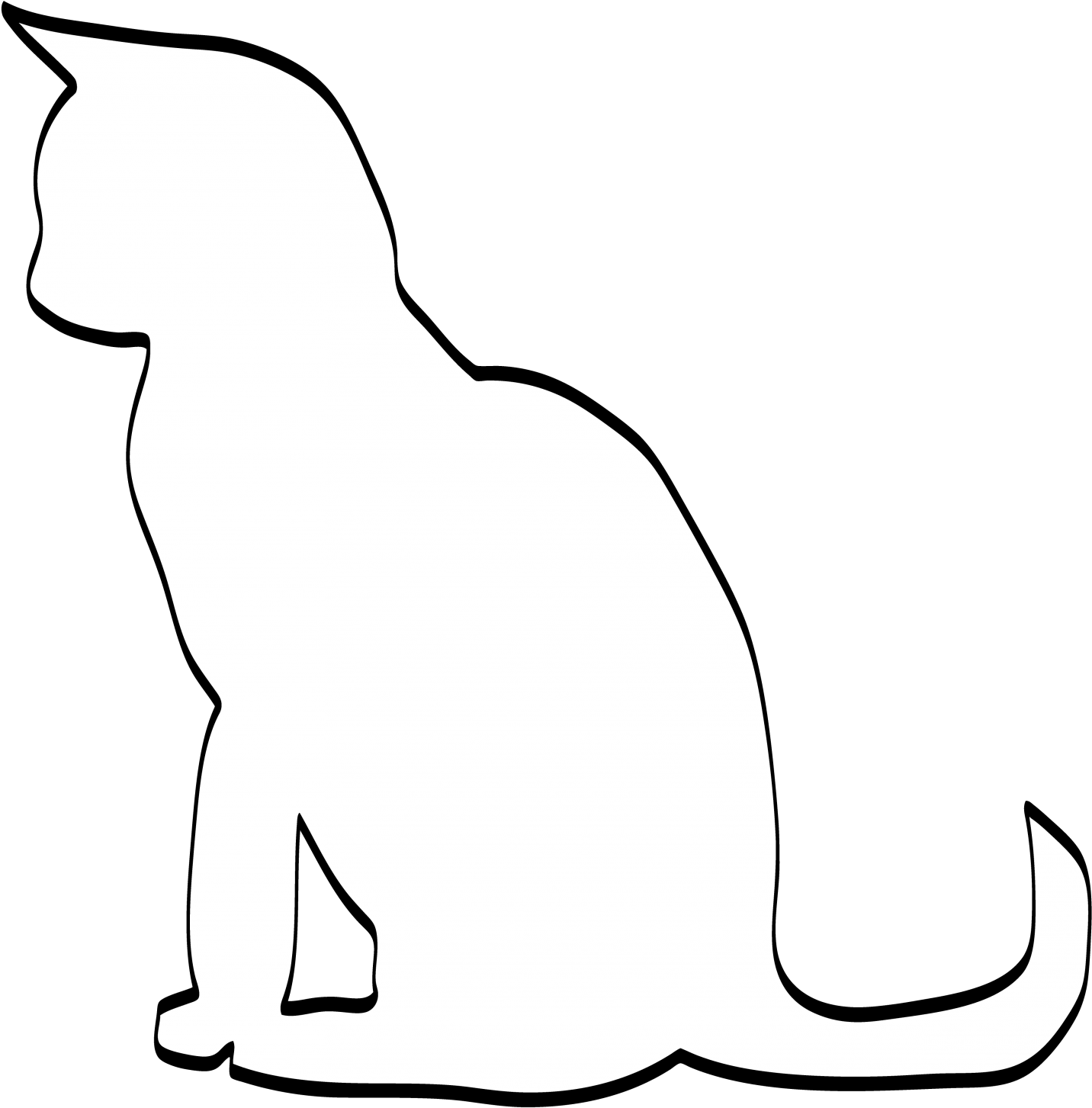 Cat Yawns Clipart (1920x1600), Png Download
