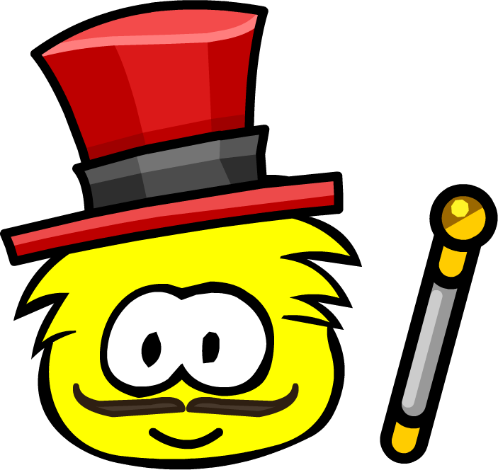 Transparent Circus Ringmaster Clipart - Club Penguin Rewritten Gold Puffle - Png Download (703x664), Png Download