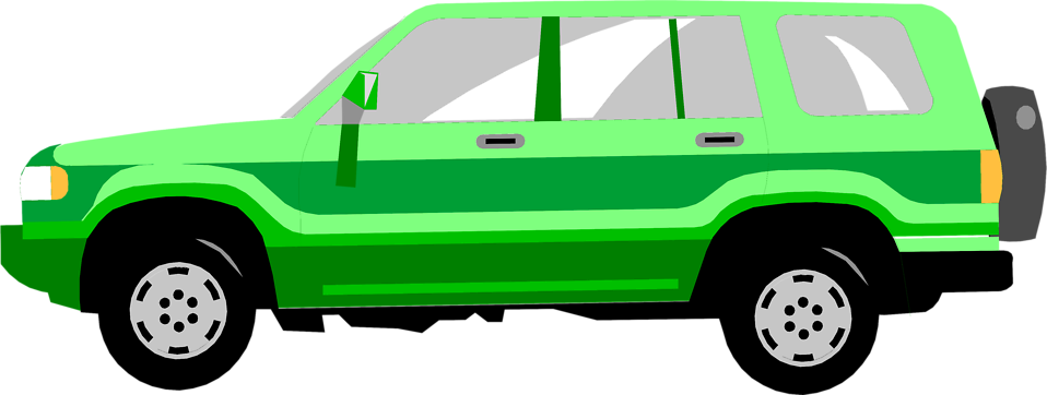 Transparent Car Illustration Png - Suv Clipart (958x362), Png Download