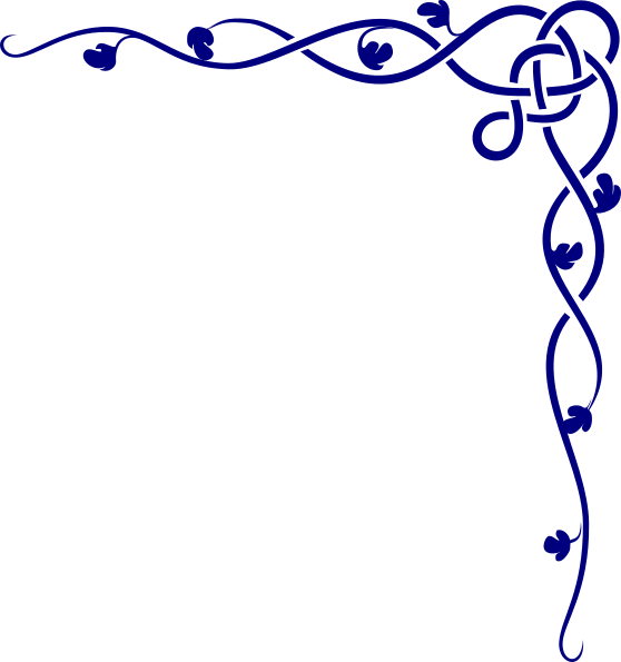 Navy Vine Clip Art - Simple Celtic Knot Line - Png Download (558x595), Png Download