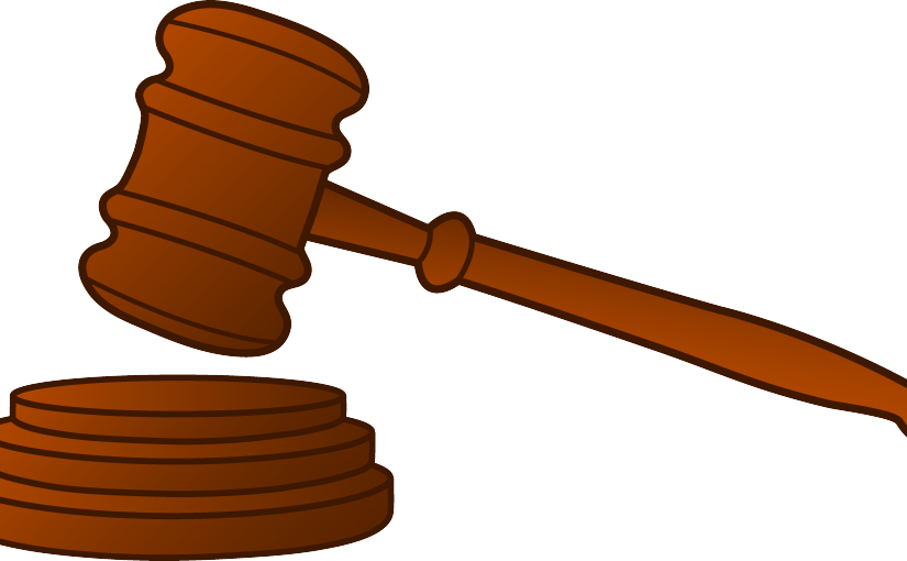 Clipart Hammer Wooden Hammer - Clip Art Transparent Background Gavel - Png Download (825x510), Png Download