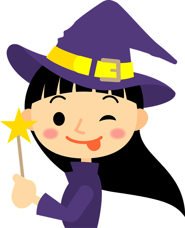 Witch Halloween Clipart - Clip Art - Png Download (648x800), Png Download