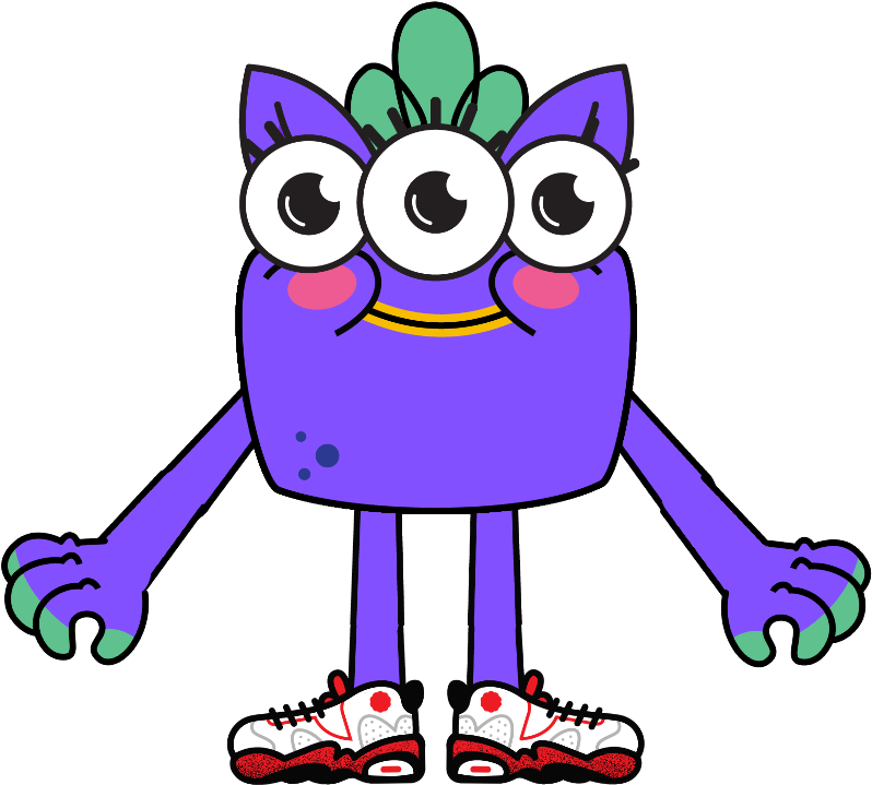 Cute Gonoodle Clipart (1000x1000), Png Download