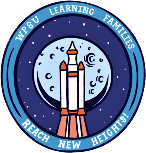 Badge Illustration Of A Rocket In Front Of The Moom - Circle Clipart (600x600), Png Download