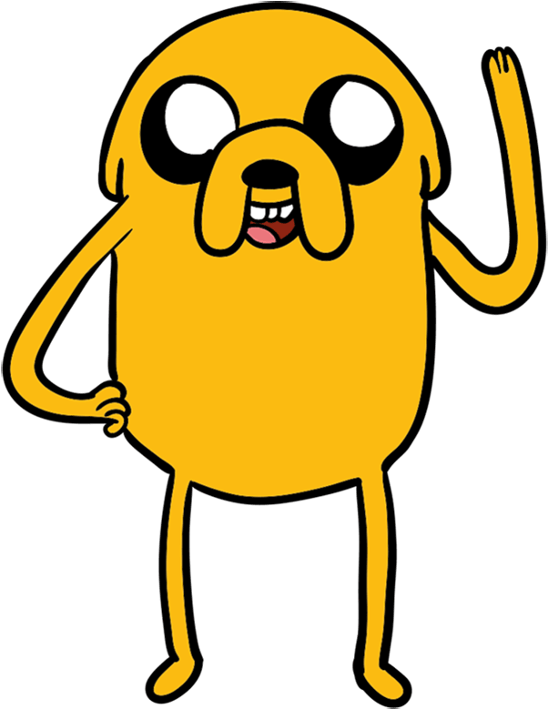 Cartoon Jake From Adventure Time Clipart (799x800), Png Download