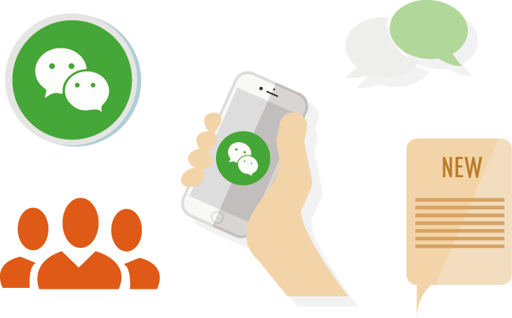 Chinese Social Media Agency - Social Media Clipart (730x454), Png Download