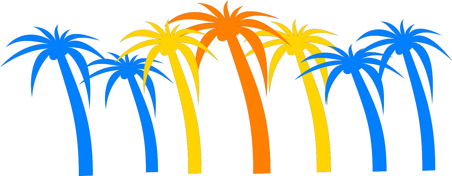 Palm Tree Clip Art - Png Download (1600x1600), Png Download