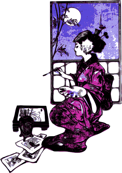 Western Geisha Artist - D&d Painters Supplies Clipart (600x600), Png Download
