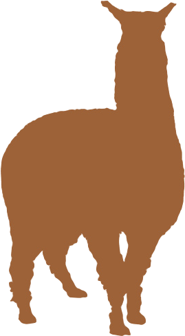 Llama Guanaco Alpaca Silhouette - Llama De Peru Png Clipart (659x694), Png Download