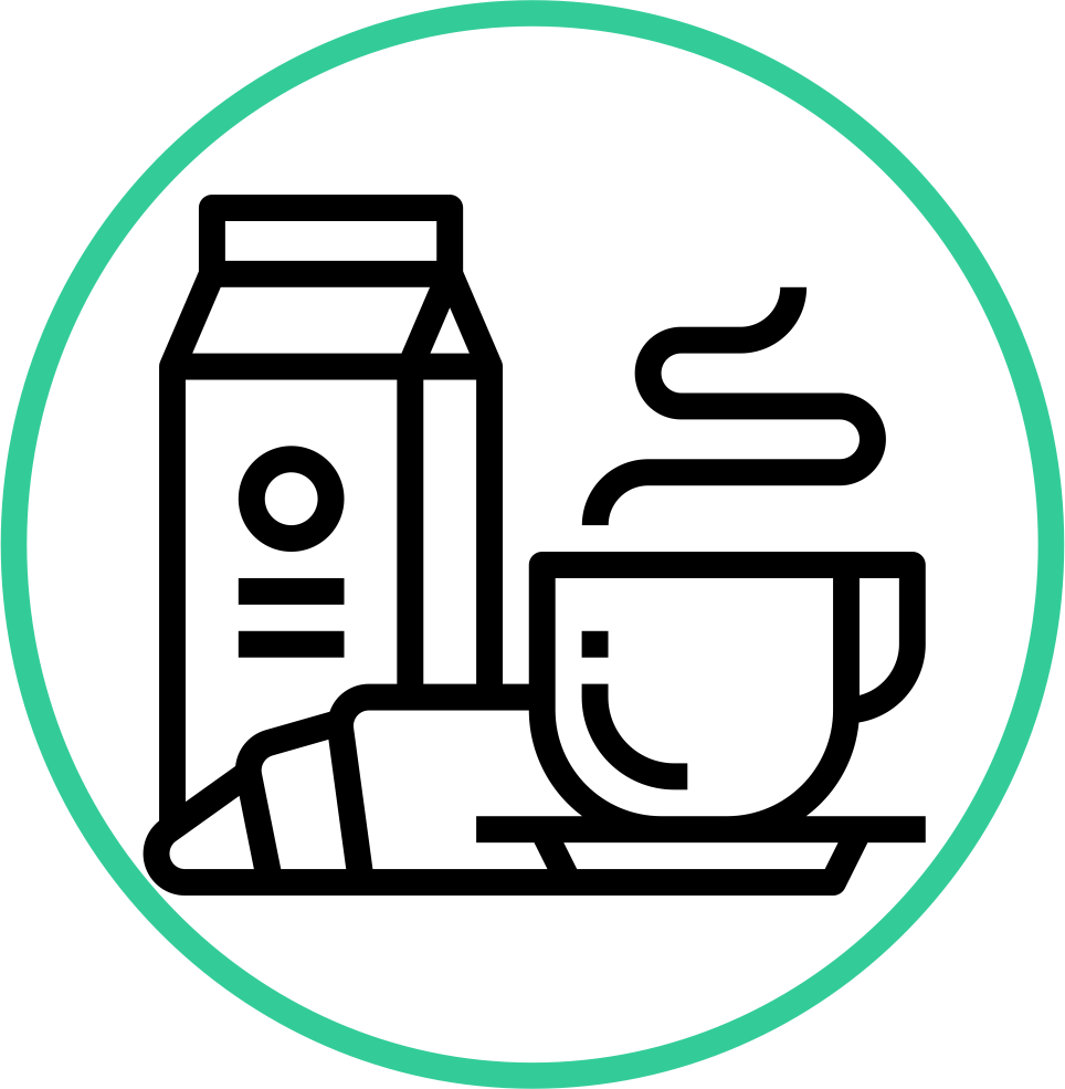 "width="80% - Milk Breakfast Icon Clipart - Full Size Clipart (#5744574