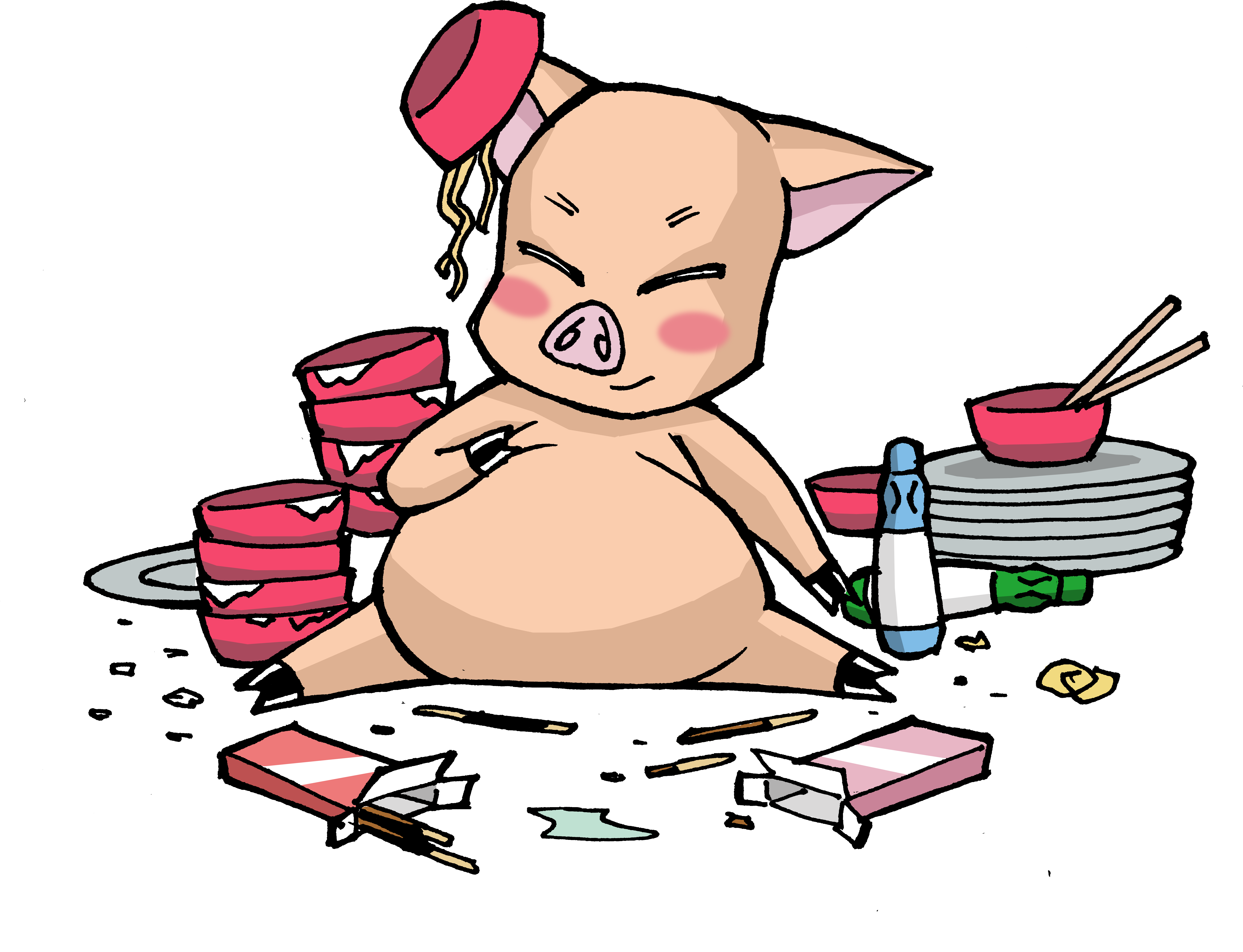 Cartoon Clipart (7368x6132), Png Download