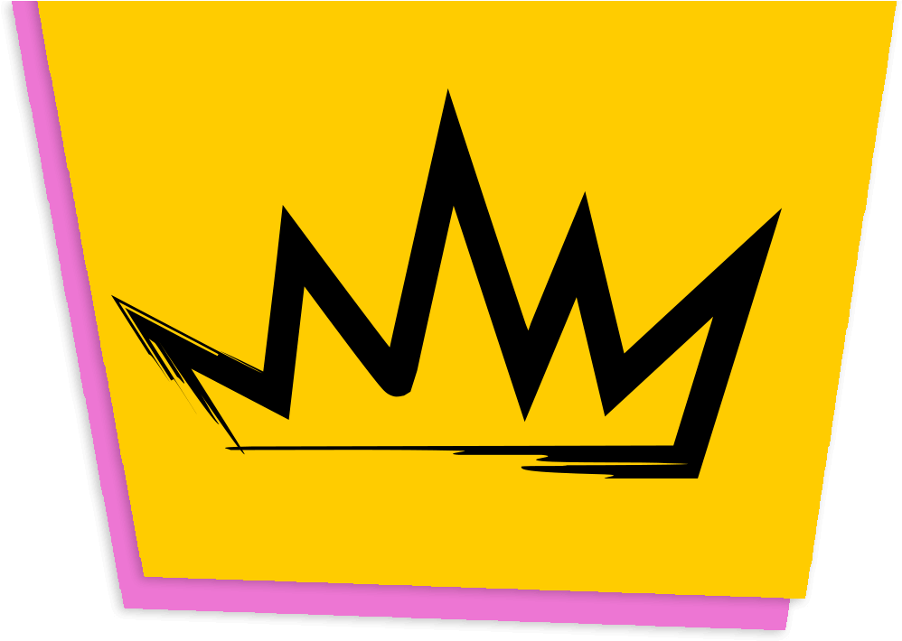 Logo Box Yellow Pink Black Clipart (1126x783), Png Download