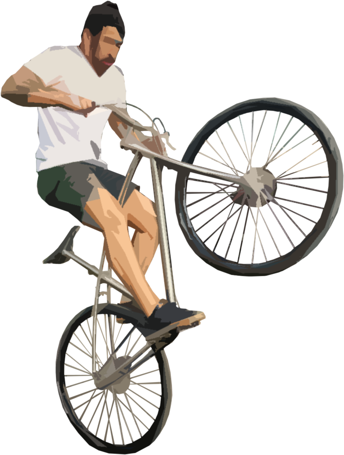 Cycling, Cyclist Png - Photoshop Guy On Bicycle Clipart (750x952), Png Download