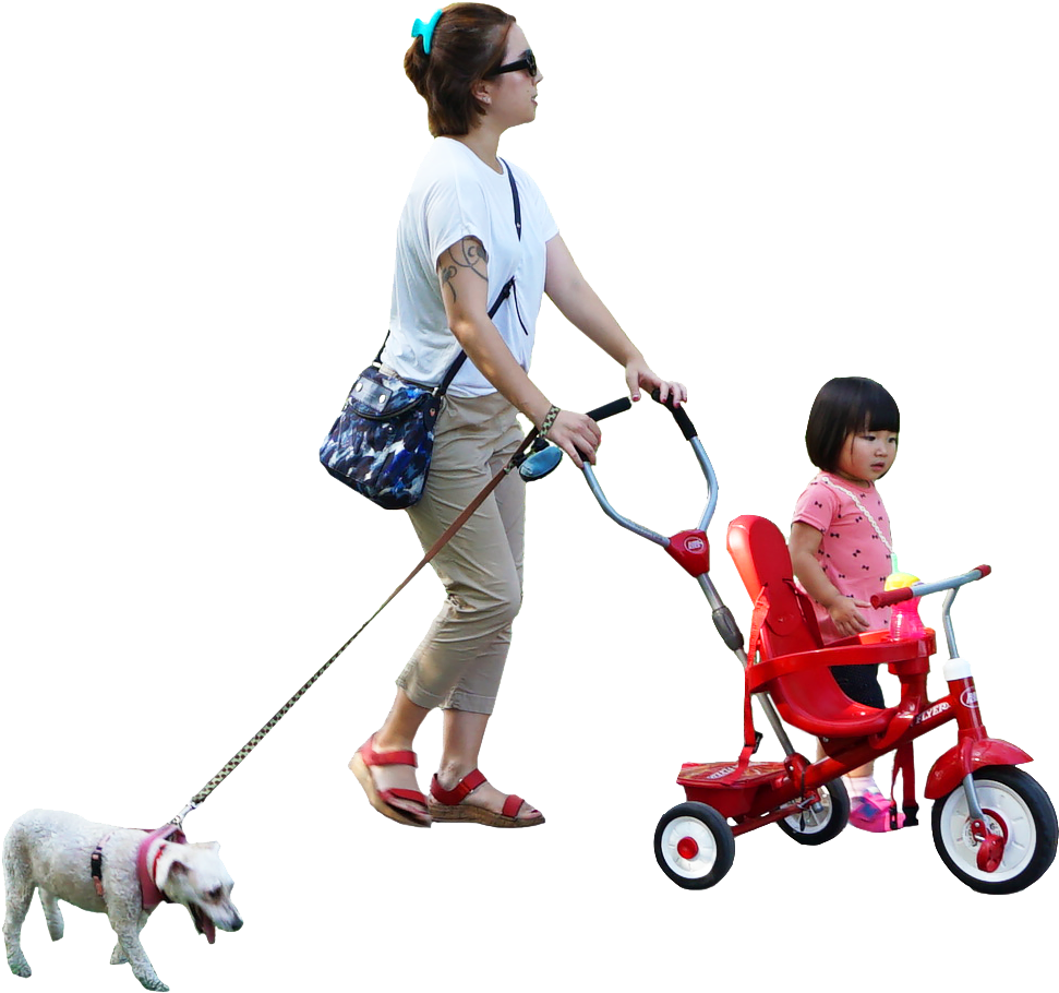 Walking People Png Clipart (971x910), Png Download