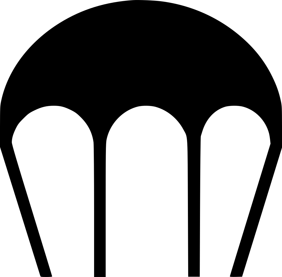 Skydiving - Arch Clipart (980x962), Png Download