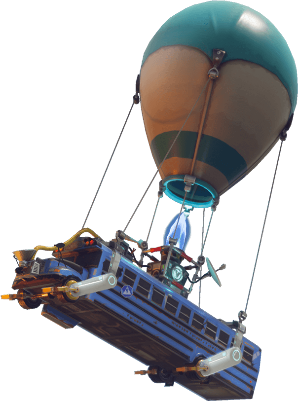 Battle Bus - Bus Png Fortnite Clipart (637x855), Png Download