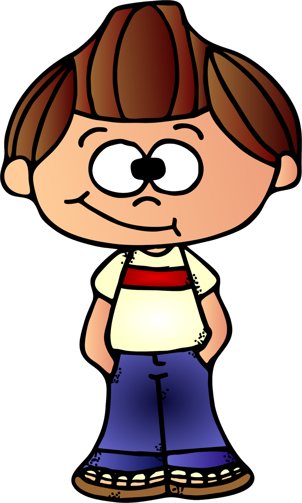 Cute Boy Clip Art - Png Download (963x1600), Png Download