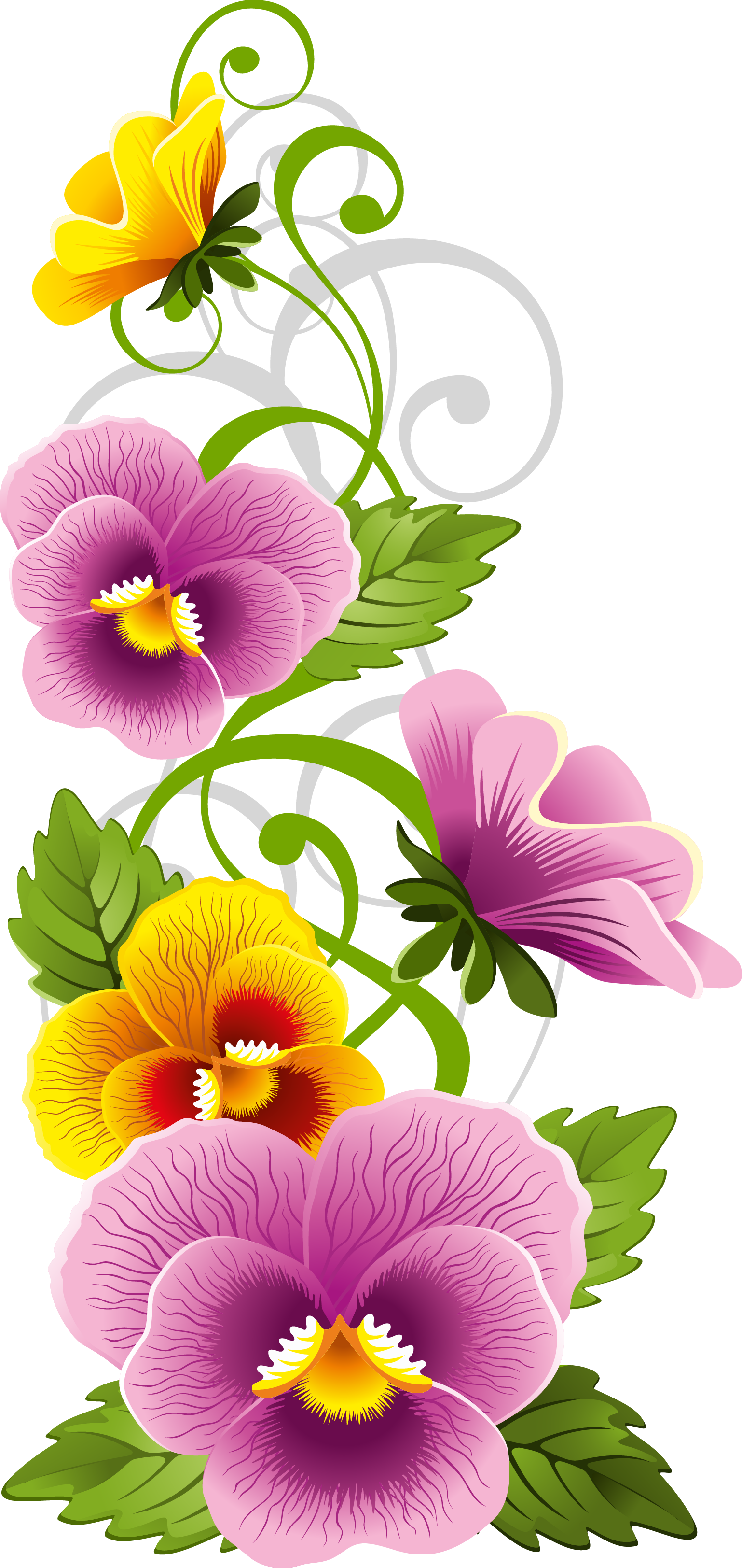 Flores Formato Png Clipart (1538x3247), Png Download